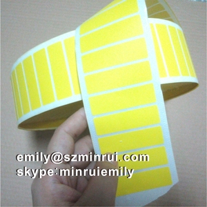 Tùy Chỉnh Trống Màu Vàng Phá Hủy Vinyl Nhãn Cuộn, Màu Vàng Trống Tự Phá Hủy Vinyl Stickers Trong Rolls Cho Biến Dữ Liệu In - Product Image 6
