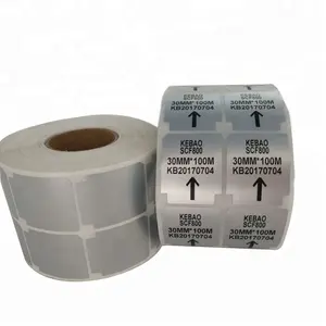 barcode ribbon printer waterproof adhesive plastic polyester PET label