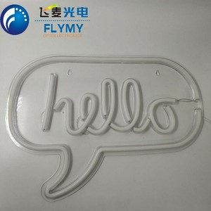 Alibaba amazon ebay mayor festivo y fiesta china fábrica suministra decoración personalizada batería powered luz de neón Hola - Product Image 2
