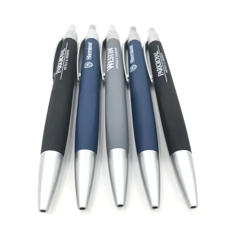 New Style Logo Printed Multi Ink Color Ball Pen