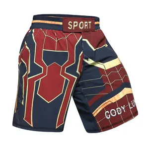 Personalizzato Stampato Split Pantaloncini Mma Commercio All'ingrosso Pantaloncini Da Boxe