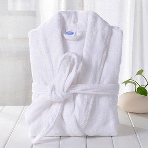 Peignoir pour femme personnalisé, 100% coton pur, peignoir de bain rose en tissu éponge avec logo - Product Image 4