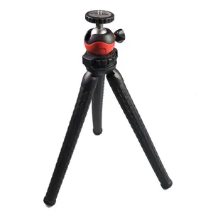 Gurita Fleksibel Mini Portable Desktop Ditekuk Tripod Untuk Kamera DSLR Ponsel Pintar Olahraga Kamera