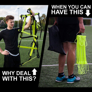 Bán Buôn Nhanh Nhẹn Thang Không Bị Rối 11-Rungs, Nhanh Chóng Khóa Điều Chỉnh Rungs Với Carry Bag - Product Image 3