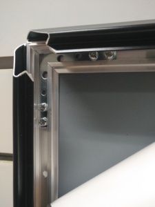 Khung Nhôm <span class=keywords><strong>Poster</strong></span> <span class=keywords><strong>A4</strong></span> Bột Treo Tường Đen Khung Ảnh Hiển Thị Phim Khung Ảnh 50x70 - Product Image 5