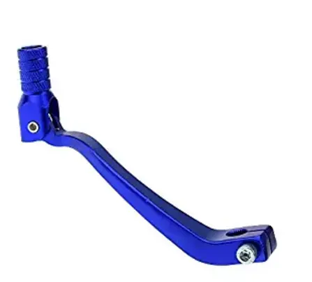 Motorrad Blau CNC klappbar Aluminium Schalthebel Schalthebel Fit Mocell Motorrad