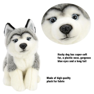 Yeni ürünler özel peluş interaktif Husky köpek oyuncak - Product Image 2
