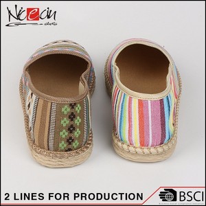 Chinois confortable chaussures <span class=keywords><strong>De</strong></span> Mode Moins Cher Couleur Espadrille <span class=keywords><strong>De</strong></span> <span class=keywords><strong>Toile</strong></span> <span class=keywords><strong>De</strong></span> Chaussures Prix - Product Image 3