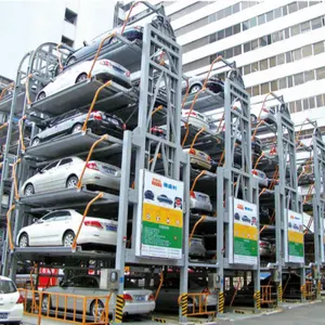 提供合适的设计方案 16 车辆旋转停车系统高品质制造智能电梯停车场