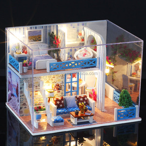 noël 2017 de grande hauteur en bois gothique poupée <span class=keywords><strong>maison</strong></span> plans images miniature enfants jouets pour vente avec meubles - Product Image 3