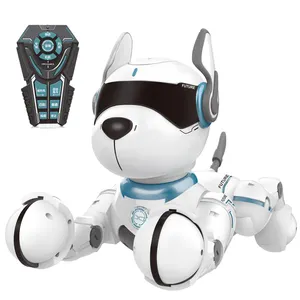 음성 제어 음성 Leidy 개 동물 로봇 장난감 JXD A001 전체 기능 실물 같은 로봇 개 Puggy 장난감