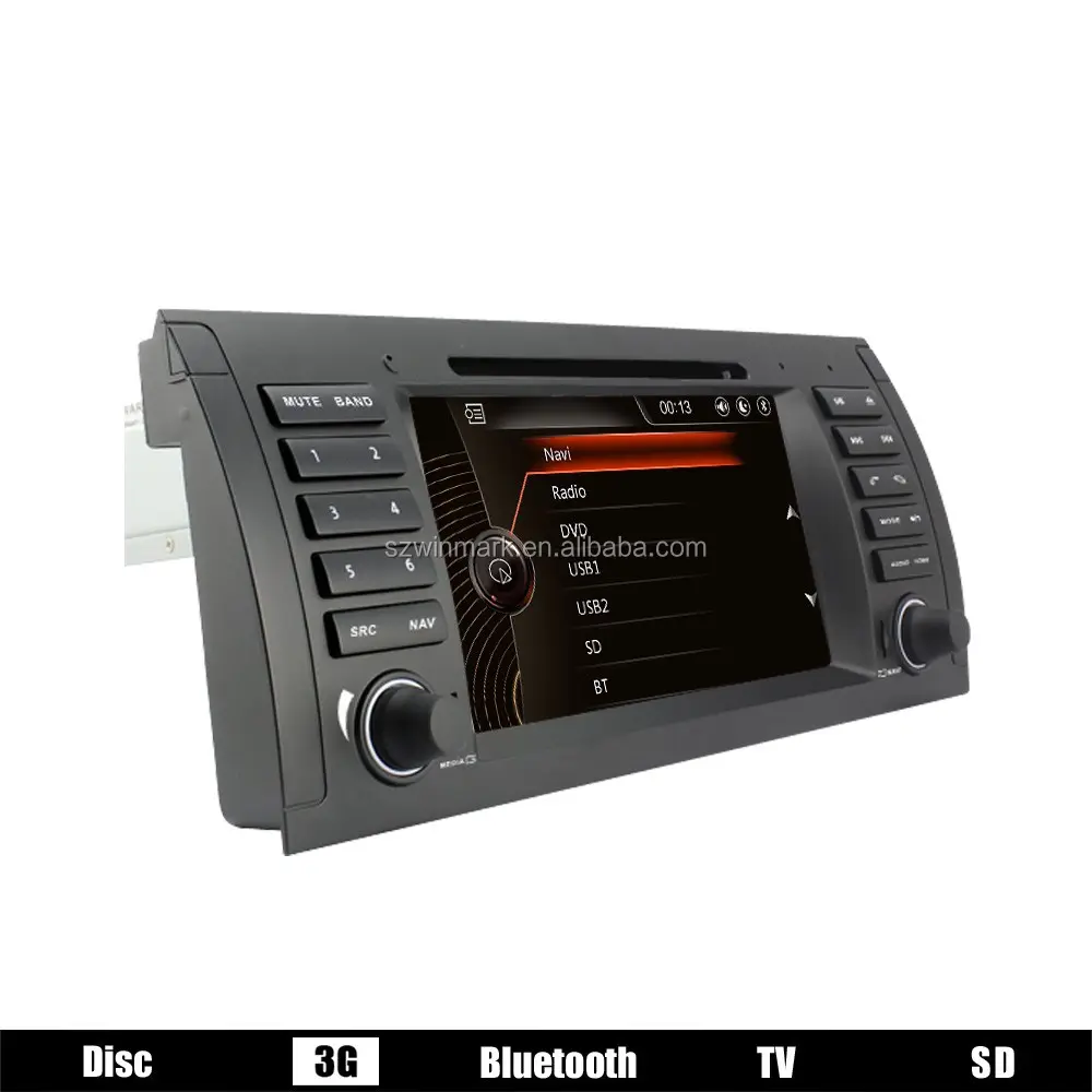 autoradio per bmw e39 auto dvd per bmw e39 x5 e53 m5 con gps 3g rds tv pip SWC ipod