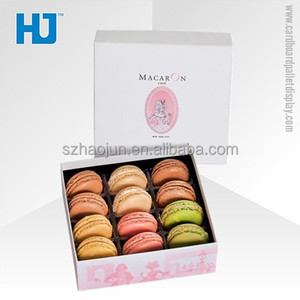 Macarons Giấy Món Quà Đóng Gói Hộp Cho 12 Macarons, Quà Tặng Hộp Macarons, Macarons Đóng Gói hộp - Product Image 3