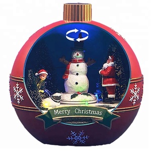 Décoration de noël noël noël en forme de boule, 50 pièces, en plastique - Product Image 2