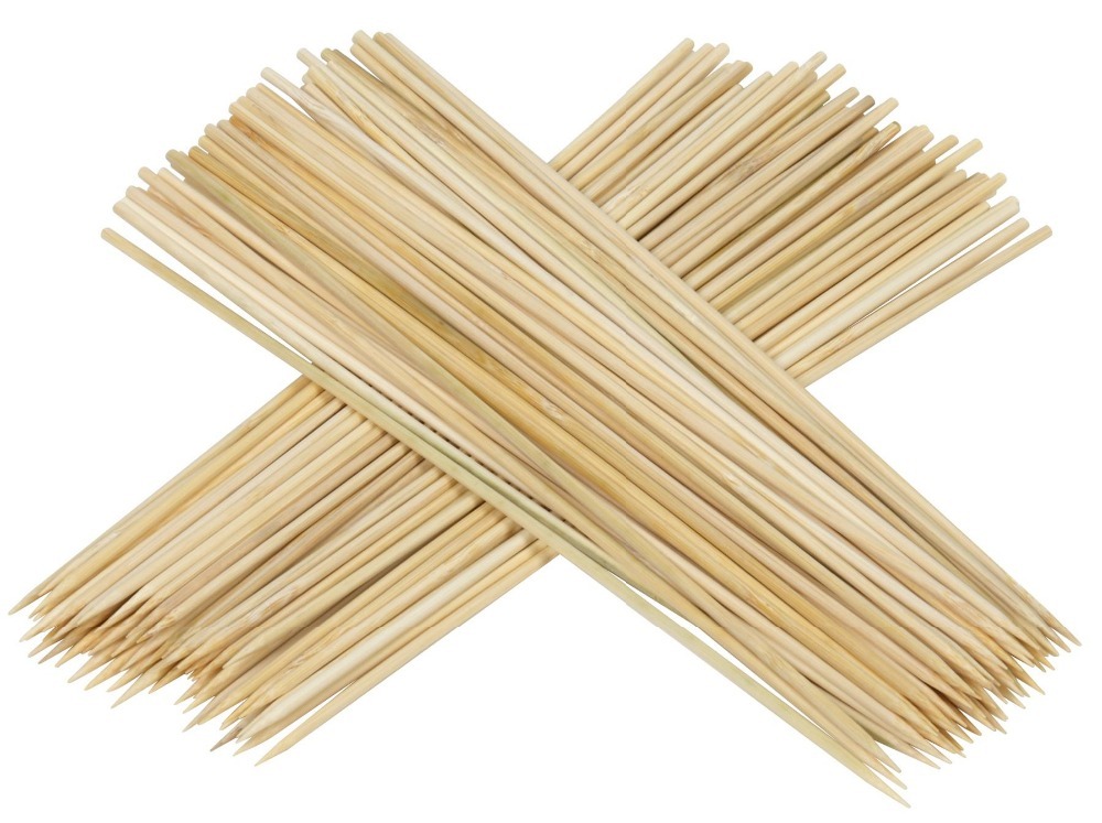 Longue jetable bambou bâtons de guimauve