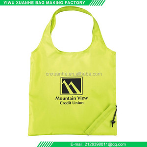 Shopper pieghevole riutilizzabile in poliestere ecologico - Product Image 4