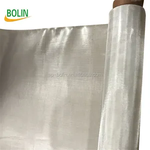 Puur zilver geweven gaas/zilveren metalen gaas/zilver metallic mesh stof
