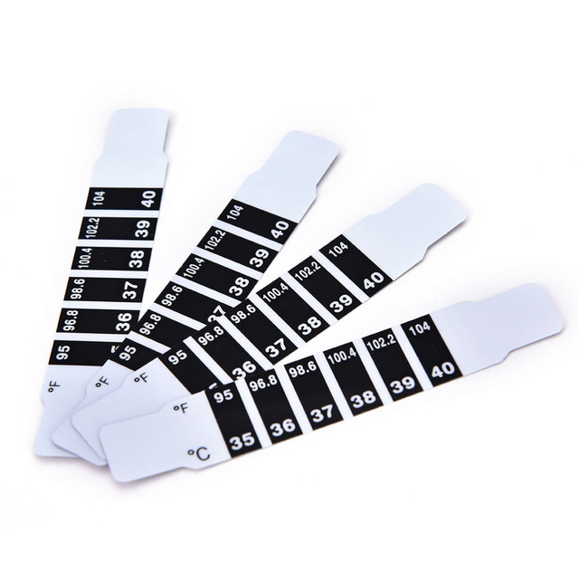 Customized Health Products No Mercury Thermometer Label Sticker for Baby