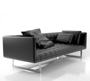 Edward-sofá de 3 plazas de tela de terciopelo, moderno, para sala de estar - Product Image 4