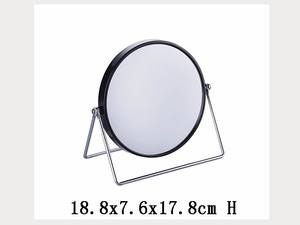 กระจกตั้งโต๊ะฐานสีดำทรงกลมพร้อมขาตั้ง - Product Image 5