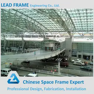 luce space frame in acciaio aeroporto morsetto in metallo sistema di truss