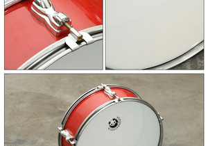 <span class=keywords><strong>Tambour</strong></span> à <span class=keywords><strong>percussion</strong></span> en acier rouge, instrument de musique de nouvel an, avec bord en acier rouge, 13 et 14 pouces - Product Image 3