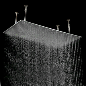 Grifos <span class=keywords><strong>de</strong></span> ducha <span class=keywords><strong>de</strong></span> lluvia para baño, 304SS, Panel cepillado, gran oferta, Recetangular, ducha superior montada en el <span class=keywords><strong>techo</strong></span> - Product Image 2