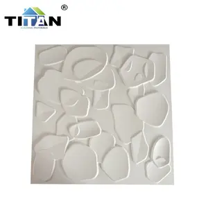 Pvc hiện đại tường nghệ thuật trang trí nội thất 3d hiệu ứng tấm tường cho trang trí nội thất