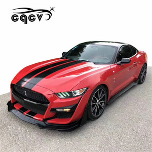 Parachoques delantero de fibra de carbono para coche Ford Mustang, kit de carrocería con accesorios de ajuste, estilo <span class=keywords><strong>GT500</strong></span>, compatible con modelo 2015-2019 - Product Image 1