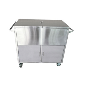 의료 병원 클리닉 환자 식품 유통 따뜻하게 트롤리 배송 카트 스테인레스 스틸 - Product Image 2