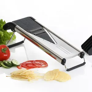 5 In 1 Multifungsi Stainless Steel V-blade Mandolin Slicer Adjustable Cutter untuk Sayuran Buah