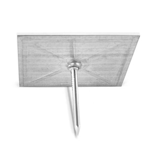 Galvanized Steel Self <strong>Adhesive</strong> Insulation <strong>Pins</strong> Stuck up Hangers With 50X50mm Base - Product Image 6