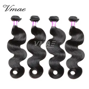 VMAE Unprocessed Peruvian Double Weft Brazilian Virgin Human Hair Extension 10 30 Inch Body Wave Bundles Natural Cuticle