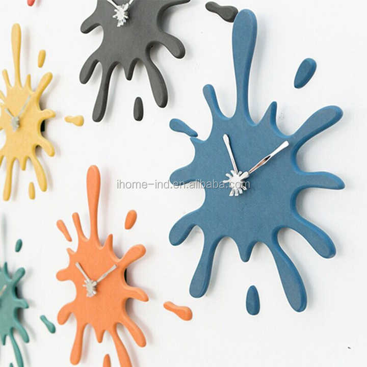 Winomo Orologio da parete con ancora in stile mediterraneo, tema mare, nautico, timone, volante, decorazione da parete