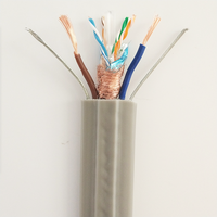 Câbles de communication plats certifiés étanches 8 cœurs TVVB Cat 5e Cat6 pour ascenseurs