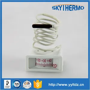 Пластиковый фланец тип вставки давления капиллярной термометр