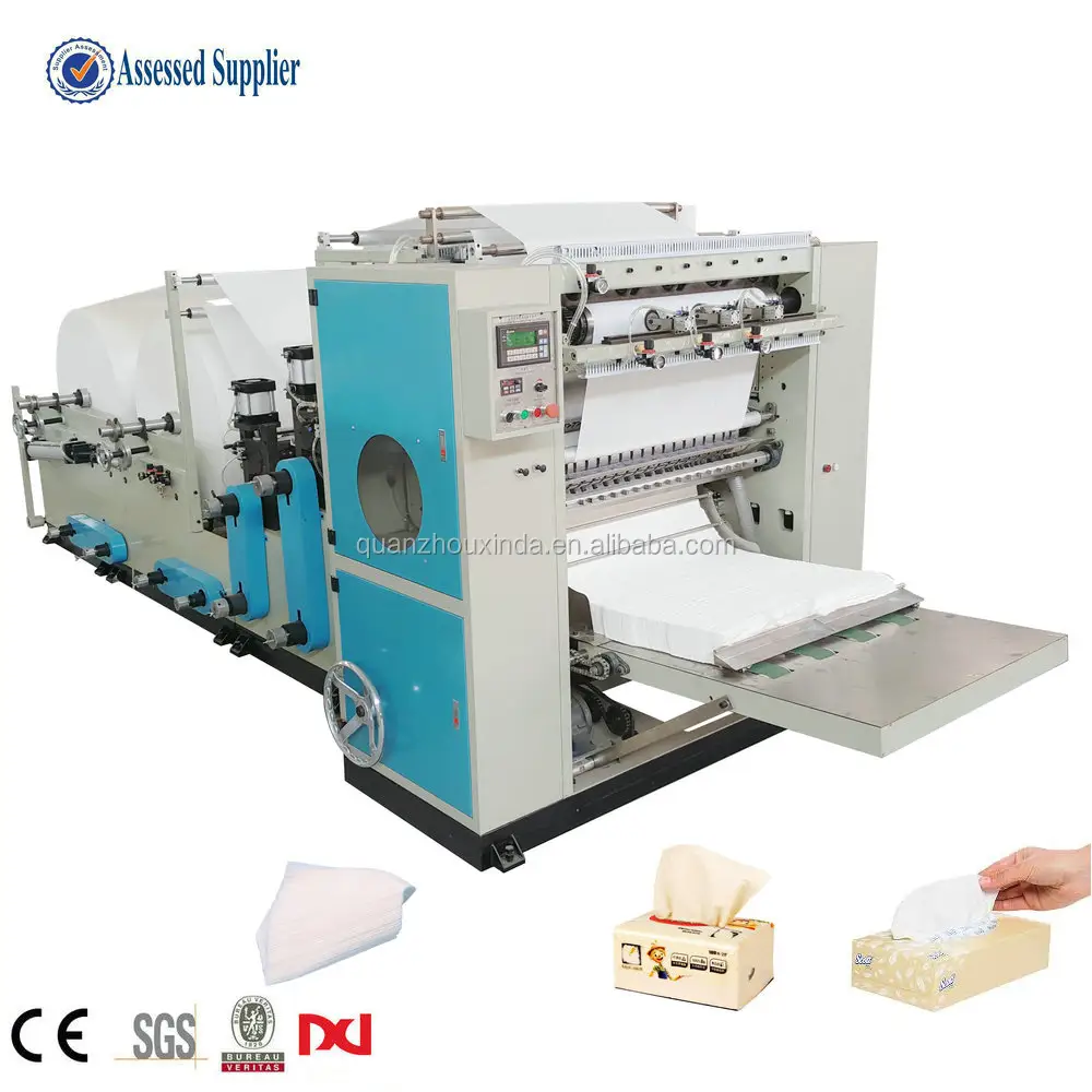 4 Lijnen Tekening Vouw Tissues Papier Making Machine