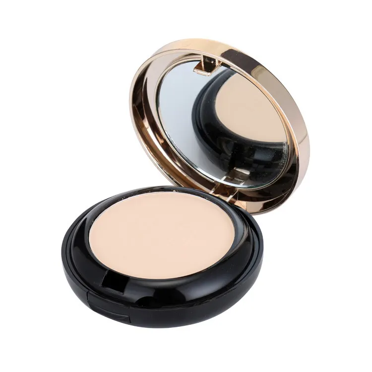 Private Label Beste Nat En Droog Geperst Poeder Langdurige Waterproof Make-Up Pressed Powder Compact Poeder Volwassen Vrouwelijke 50G