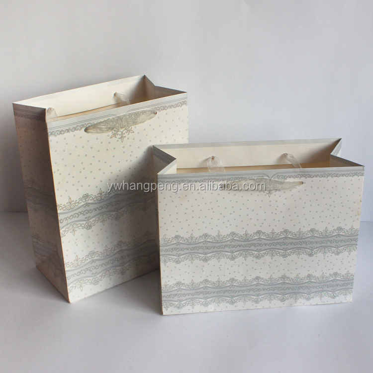 Paper material paperboard type shopping gift paper bag