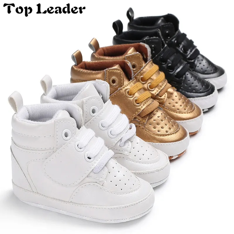 Top Leader 2018 New Boy Baby High Top Casual Soft Bottom Casual Sports Shoes