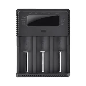 New Products TR-018 Intelligent 3 Slots Nimh and Nicd Battery Charger