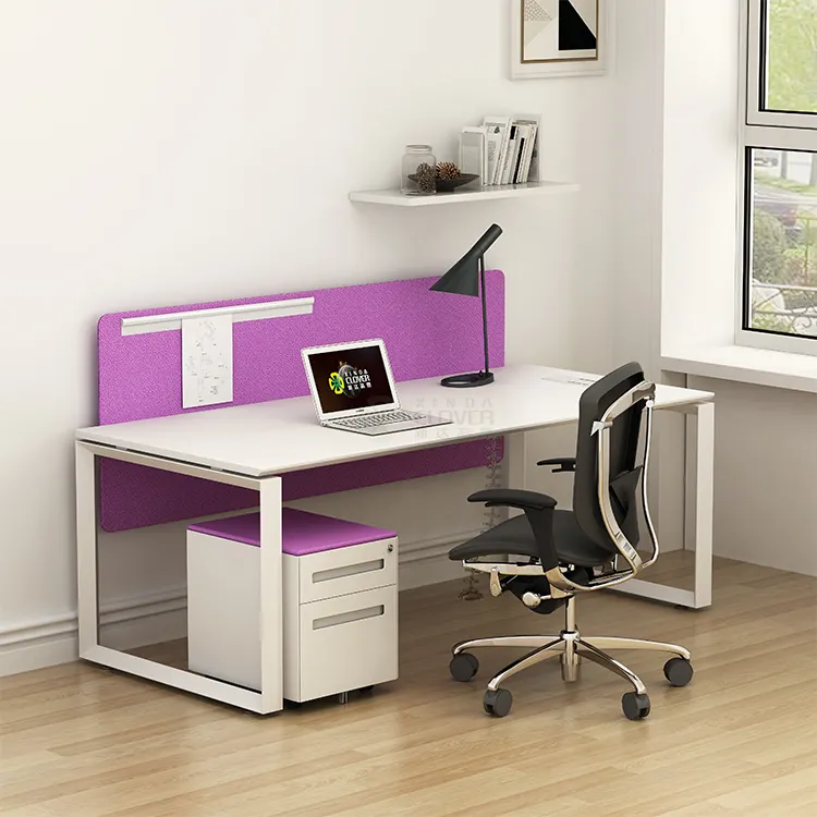 आधुनिक डिजाइन छोटे एक व्यक्ति के लिए mdf कस्टम कोने कंप्यूटर डेस्क कार्यालय फर्नीचर