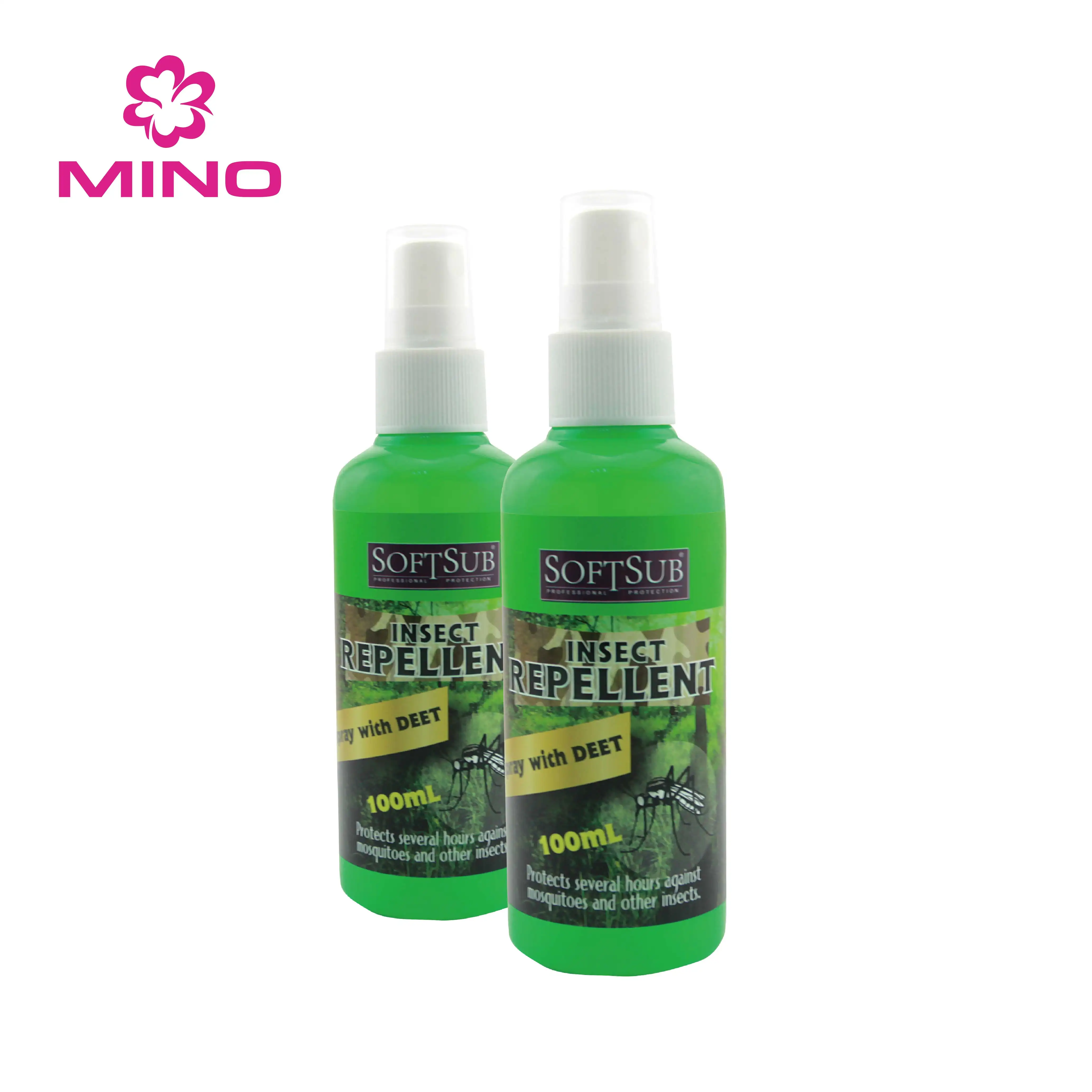 Liquid mosquito repellent DEET insects killer spray 8 hours GMP factory