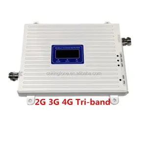 Kingtone Gsm 900 1800 2100 2G 3G Triple Band Pico Repeater โทรศัพท์มือถือสัญญาณ Booster