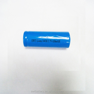 Kluosi-ion ICR14430 3.7V 650mah, batteries Li-ion 14430 rechargeables, pour télécommande