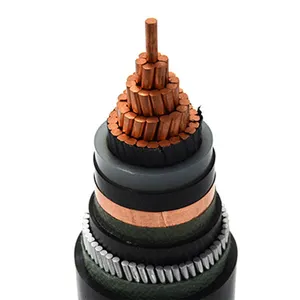 Customized 11kv xlpe swa single core 300mm2 240mm2 35mm2 PVC insulated copper underground cable