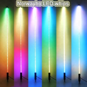 Látigos iluminados LED con bandera ATV, látigos de antena - Product Image 4