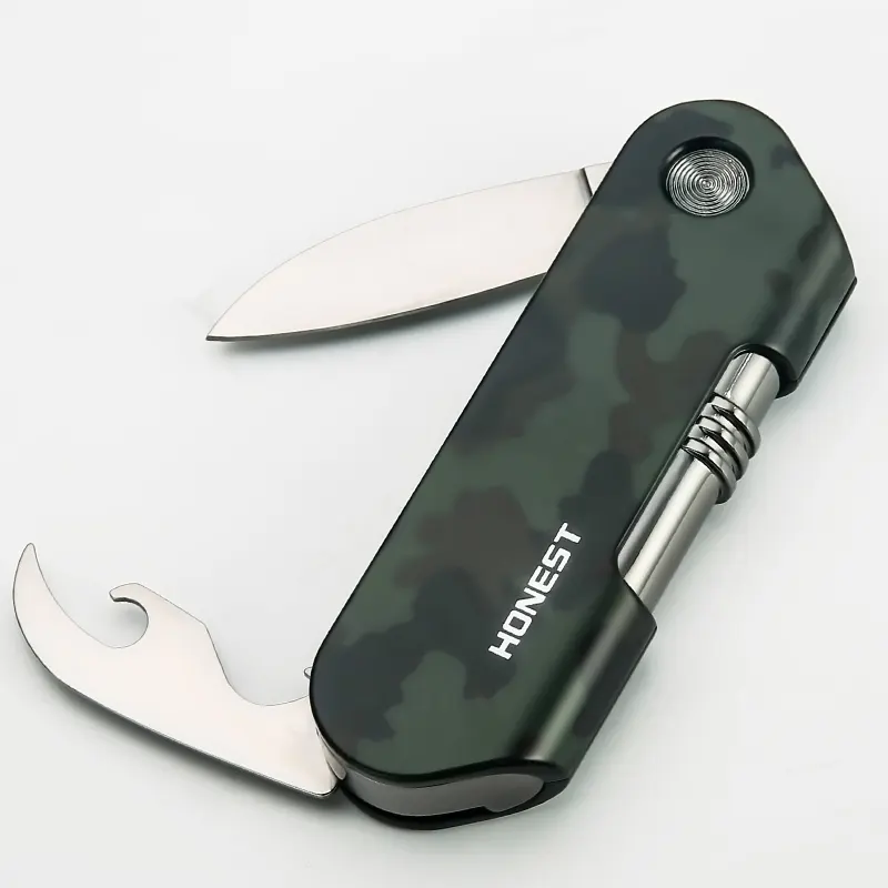 متعددة الوظائف يندبروف عديمة اللهب الكهربائية USB قابلة للشحن ولاعة مع سكين