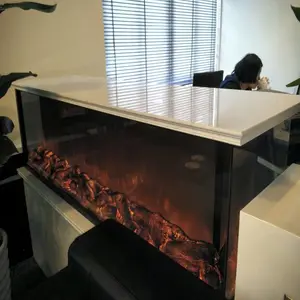 <span class=keywords><strong>Chimenea</strong></span> Eléctrica de Esquina Interior de 3 Lados Personalizada - Product Image 1