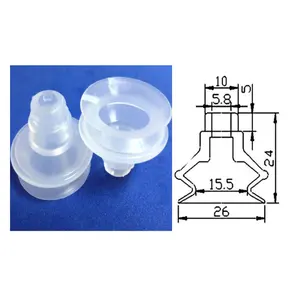 Ventouse en caoutchouc silicone haute performance et compacte pour l'industrie - Product Image 4